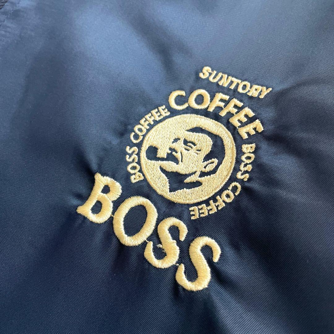 極美品 90s ビンテージ BOSSジャン 2nd MA-1タイプ 両面刺繍ロゴ