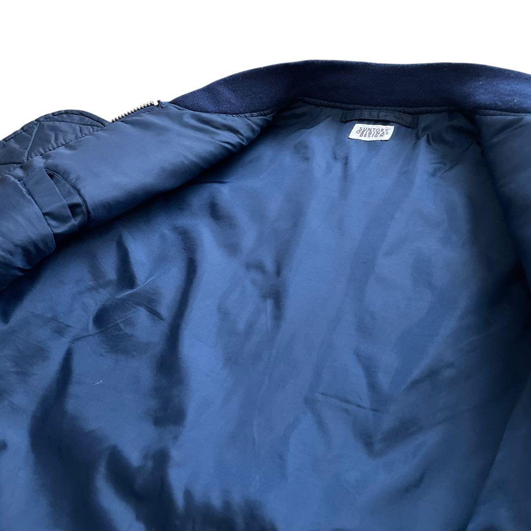 極美品 90s ビンテージ BOSSジャン 2nd MA-1タイプ 両面刺繍ロゴ