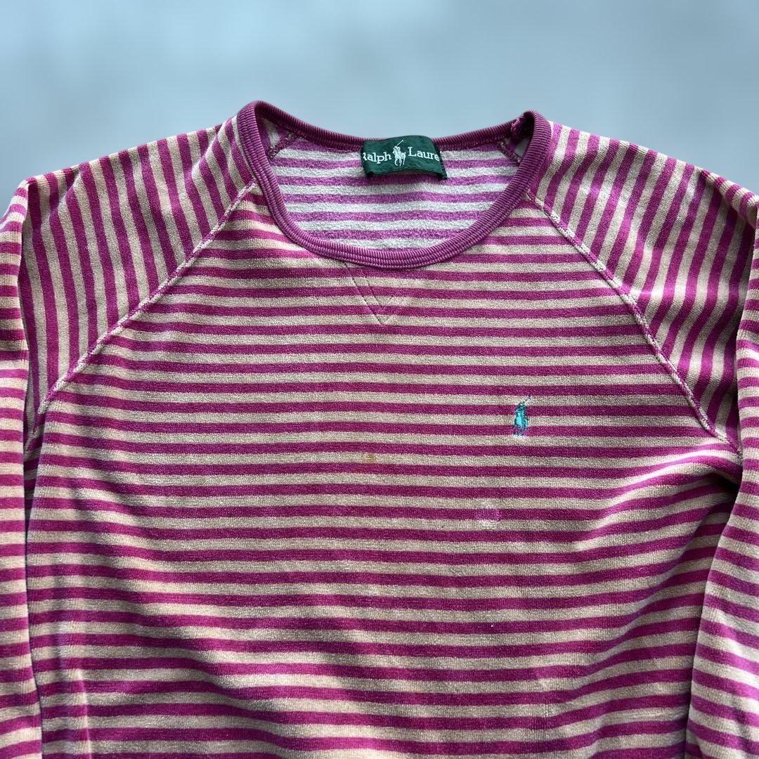 ぴょまえ様　80s90s Ralph LaurenラルフローレンベロアロンT