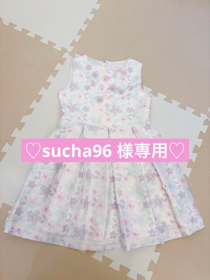 ♡sucha96 ♡mezzo piano 花柄ノースリーブワンピース