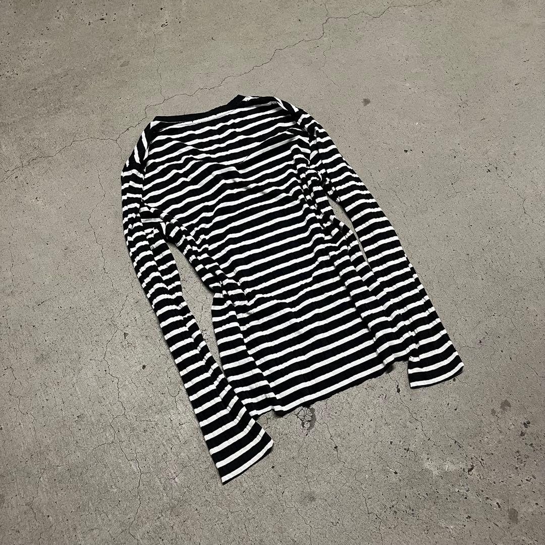 トップス - 00s Archive V-neck damage border l/s