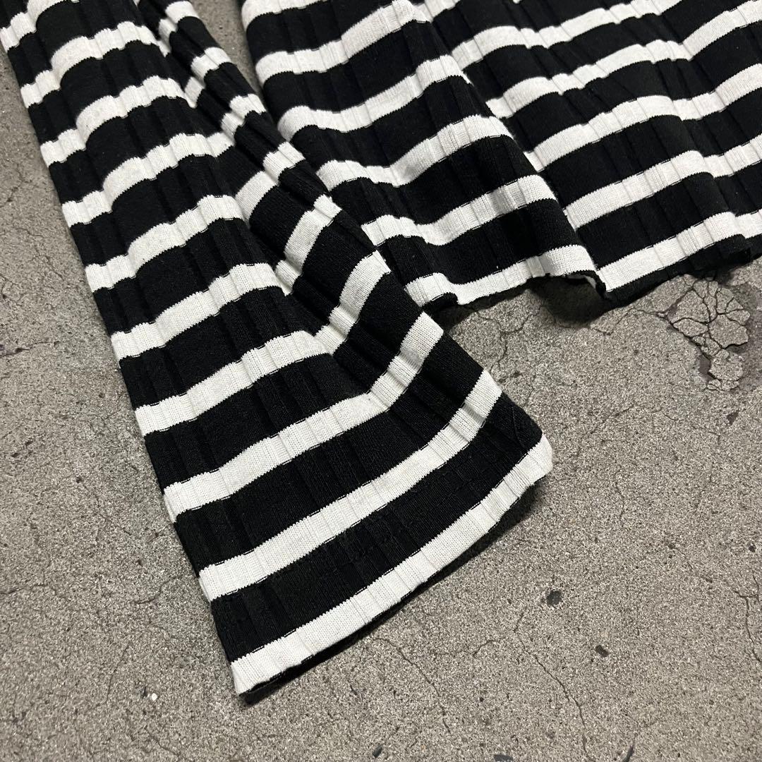 トップス - 00s Archive V-neck damage border l/s