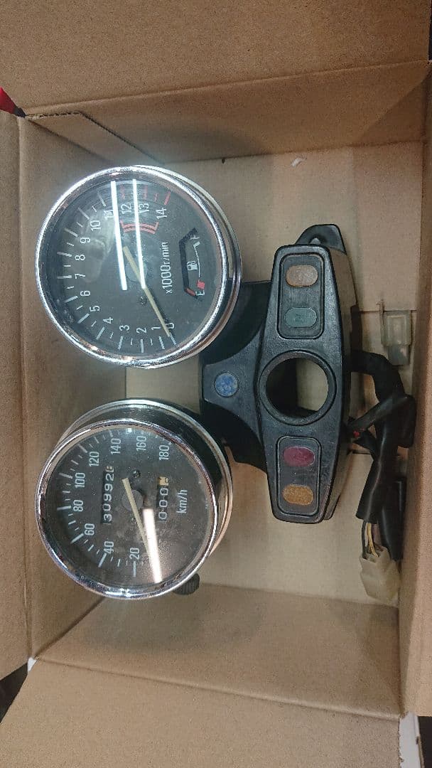 カワサキ純正 ゼファー400 スピードメーター ZEPHYR 当時物