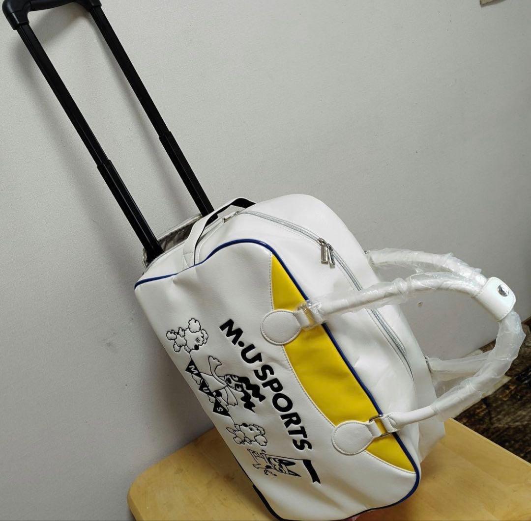 M·U SPORTS エムユースポーツ ゴルフボストンバッグ　キャスター付