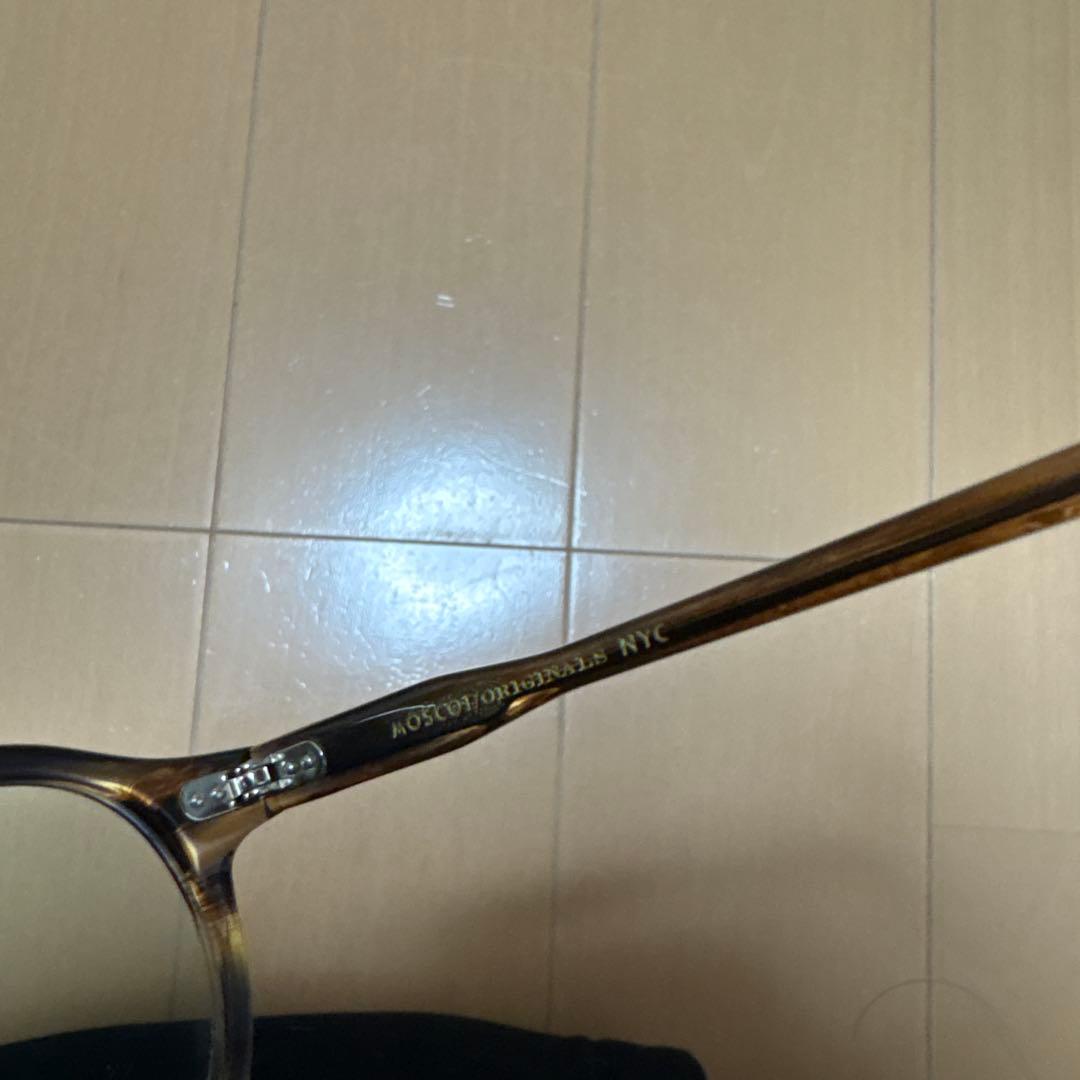 値下げ！　モスコット　ミルゼン　ブラウン　44　グリーンレンズ25%