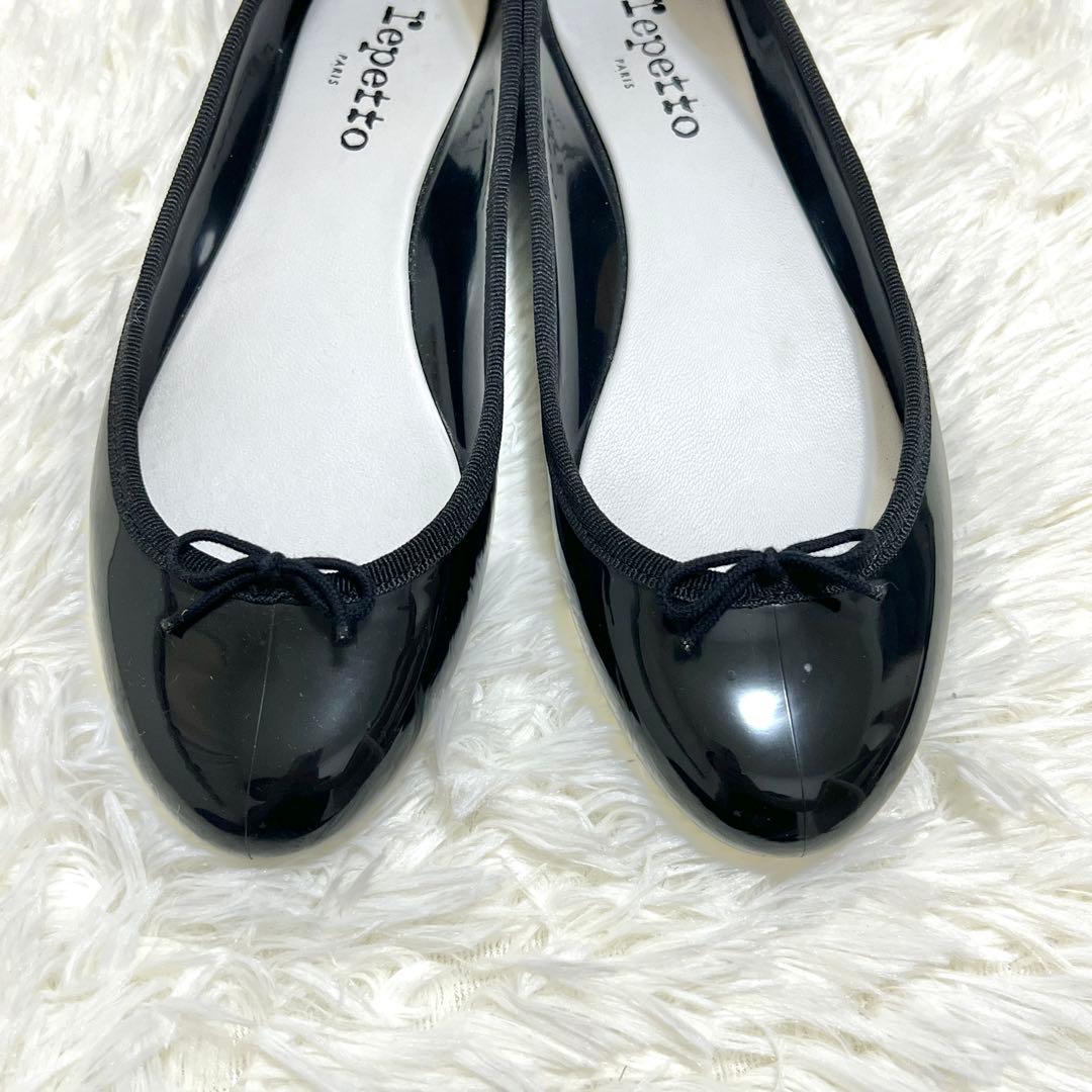 ✨未使用級✨ repetto サンドリオン バレエシューズ 黒 24.5cm