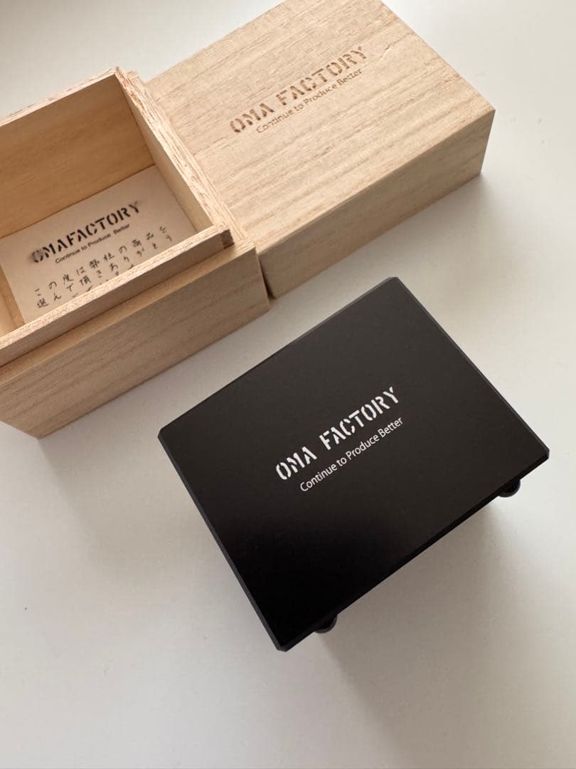 OMA FACTORY 木箱付き OMASU 酒器