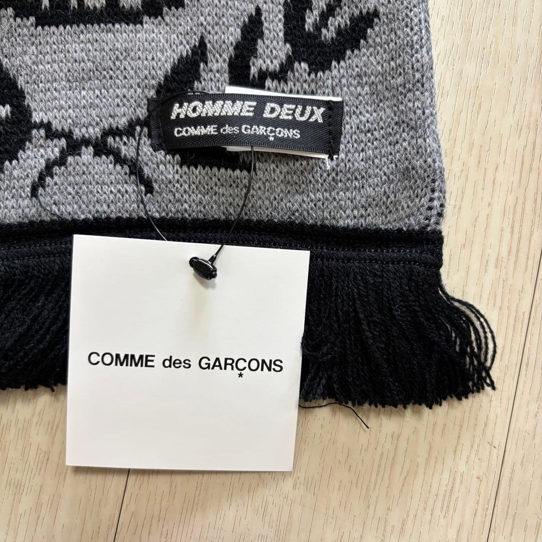 新品 コムデギャルソンオムドゥ マフラー CDGシュプリームヨウジヤマモトグレー