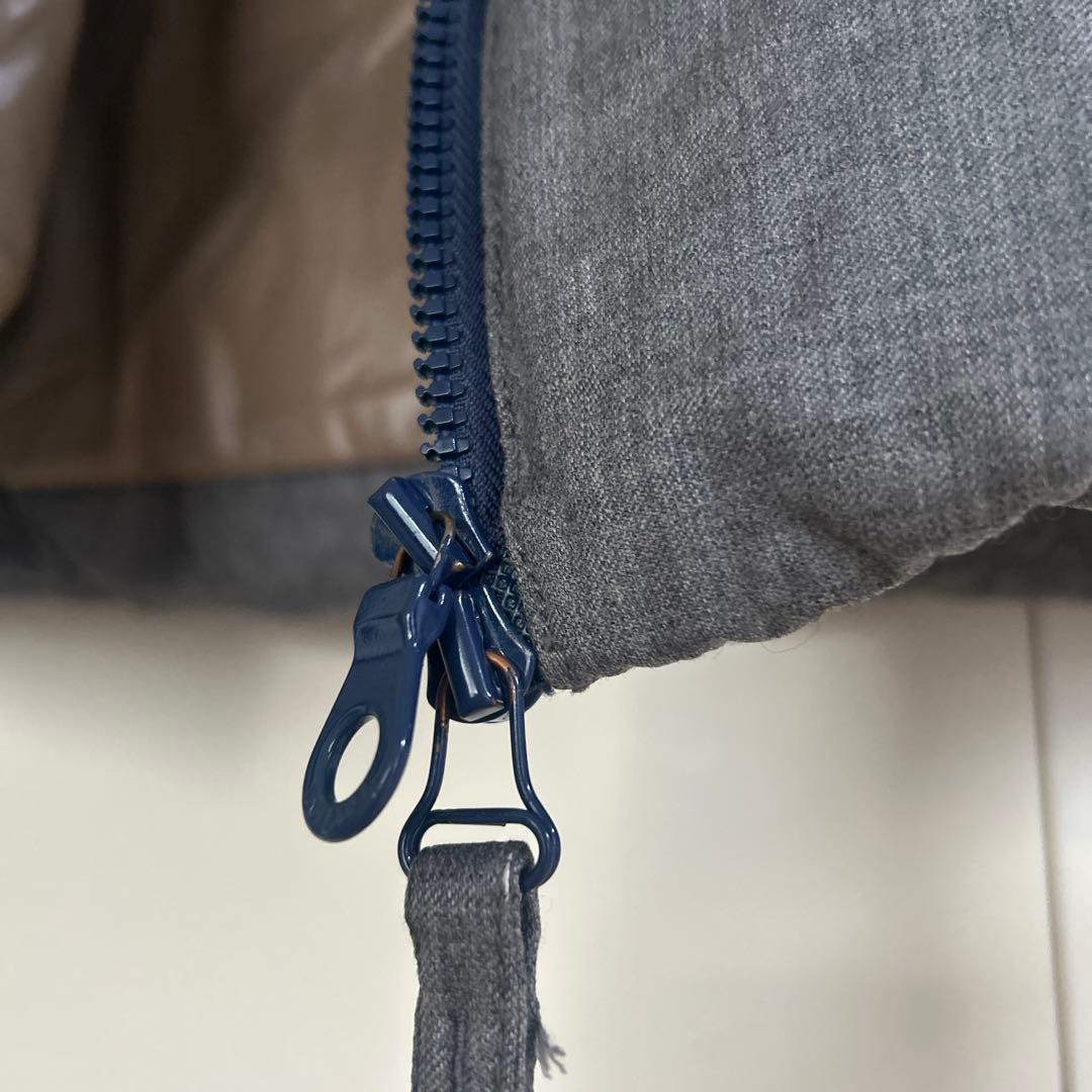 DUVETICA フード付きダウンベスト 42 グレー