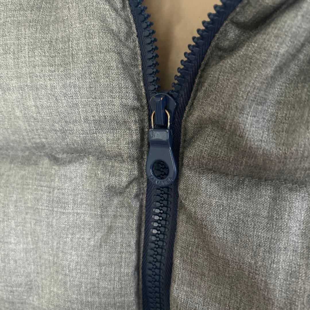 DUVETICA フード付きダウンベスト 42 グレー