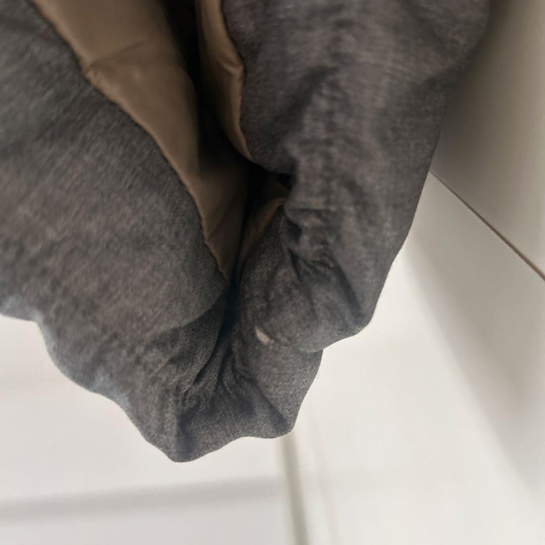 DUVETICA フード付きダウンベスト 42 グレー