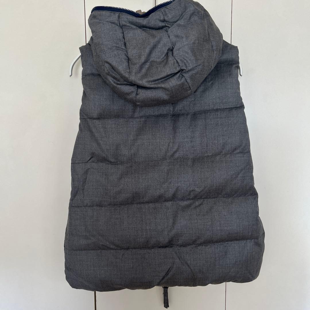 DUVETICA フード付きダウンベスト 42 グレー