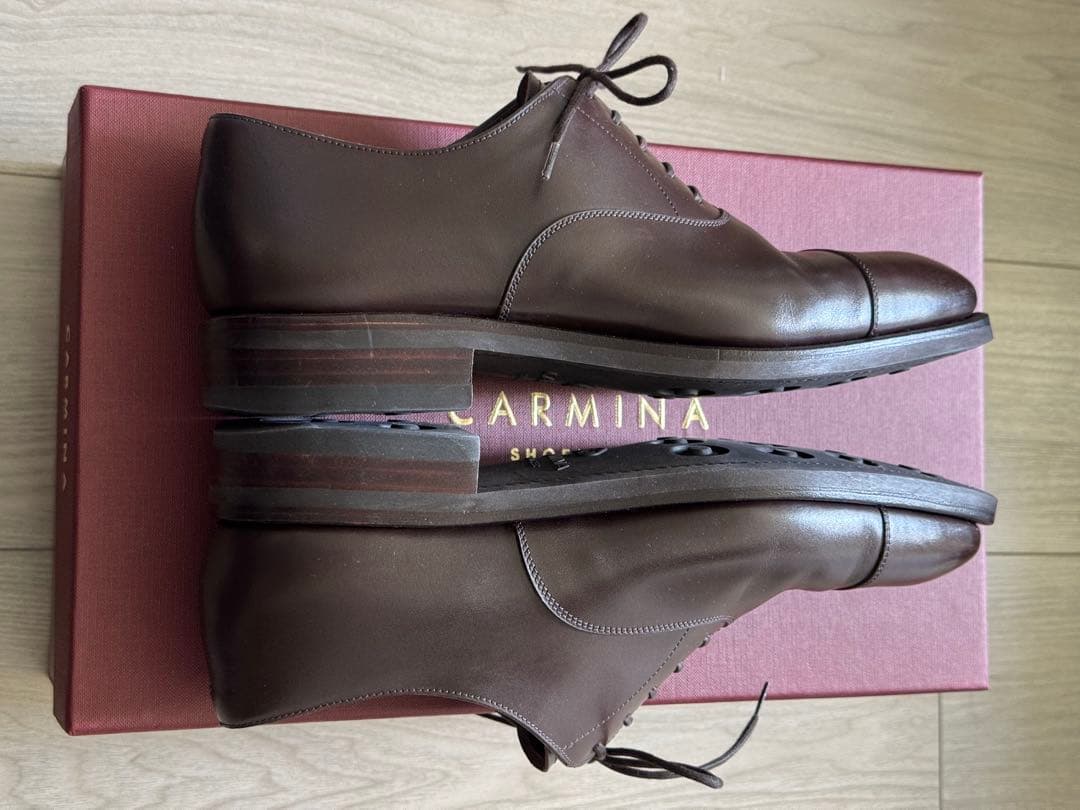 CARMINA ストレートチップ（レイン ラバーソール）80386 UK 6