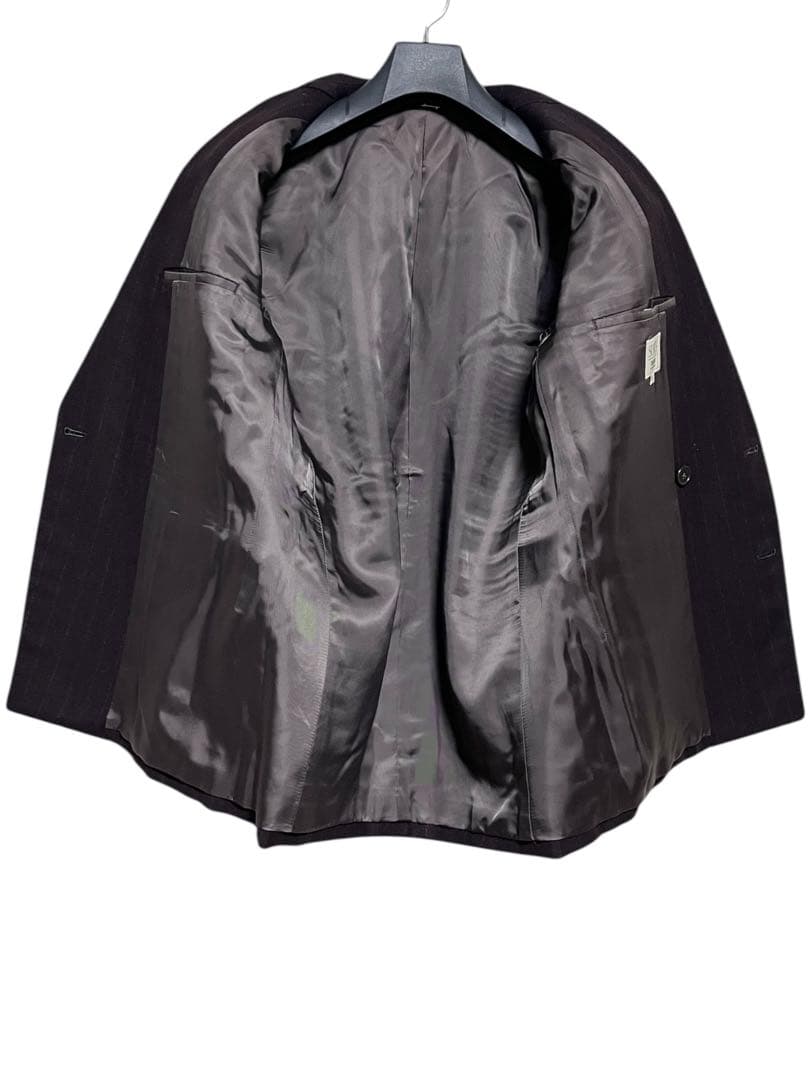 レア　80〜90s タケオキクチ　ストライプダブルウールセットアップ　サイズ2