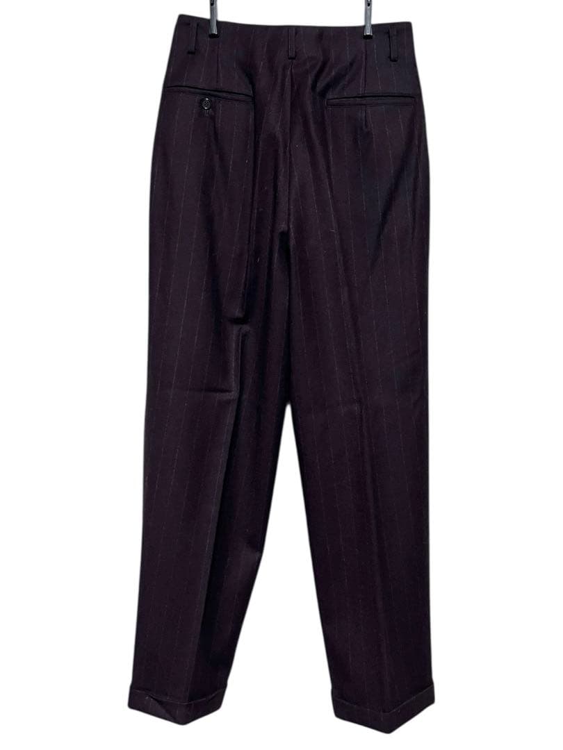 レア　80〜90s タケオキクチ　ストライプダブルウールセットアップ　サイズ2