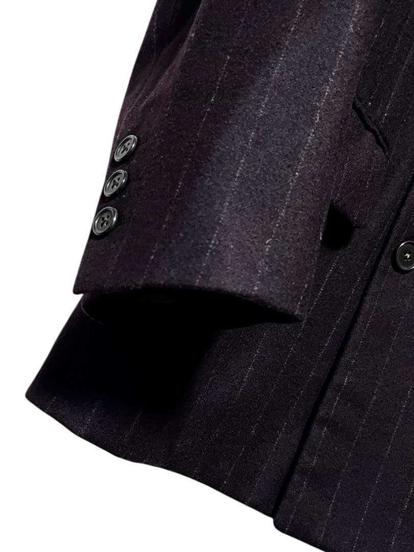 レア　80〜90s タケオキクチ　ストライプダブルウールセットアップ　サイズ2