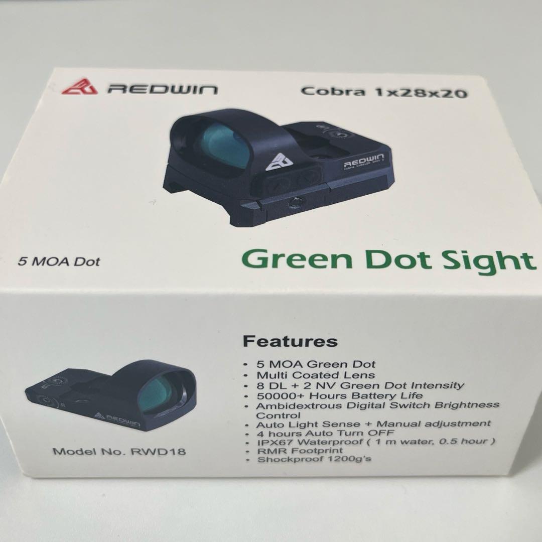 Red Win HD Cobra 1x28x20 グリーンドットサイト