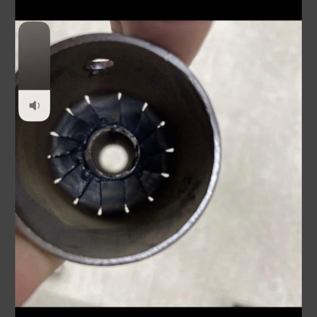 ぽ*ん様 ワンオフ　SR400 ショート菅　ドラッグパイプスラッシュカットマフラ