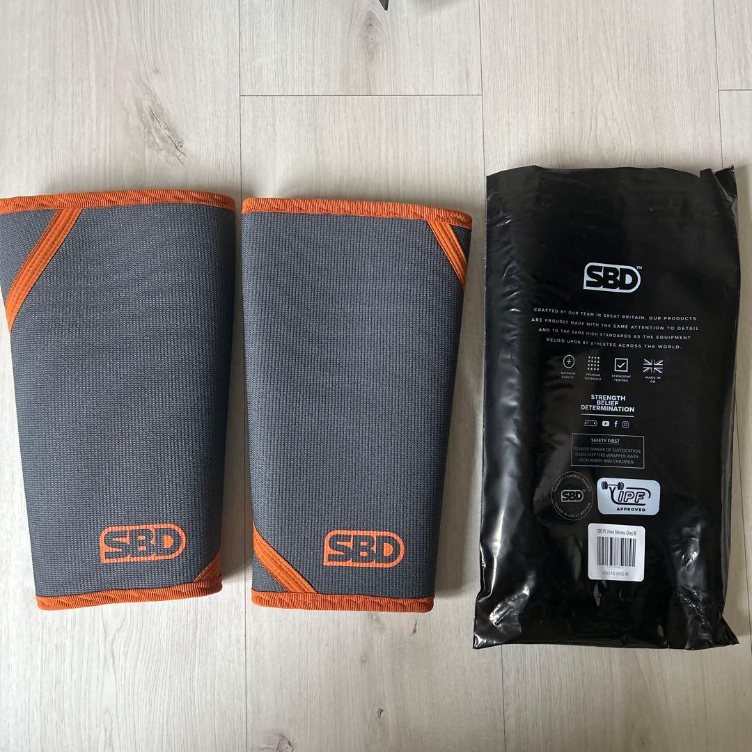 SBD Forge パワーリフティングニースリーブ グレー Mサイズ