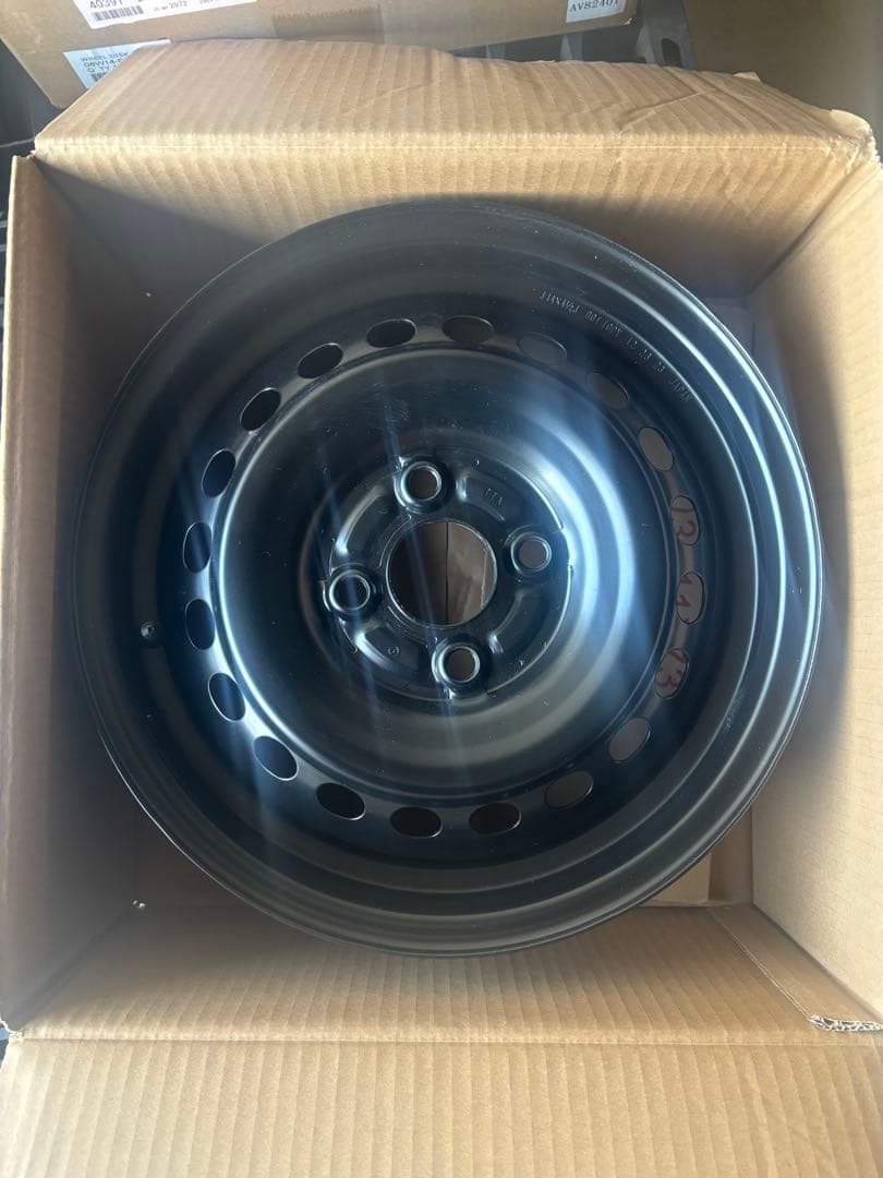 ホンダ N-BOX 14インチ 純正ホイール4本キャップ4本　新車外し