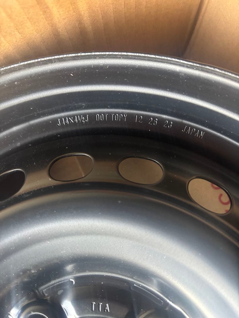 ホンダ N-BOX 14インチ 純正ホイール4本キャップ4本　新車外し