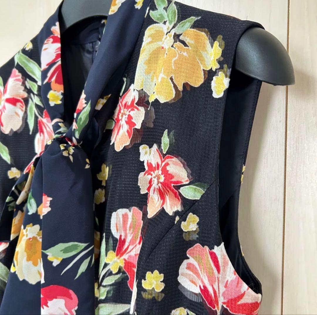 芸能人着用♡グレースコンチネンタル フラワープリント3Dワンピース 36