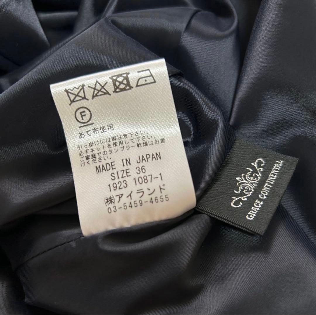 芸能人着用♡グレースコンチネンタル フラワープリント3Dワンピース 36