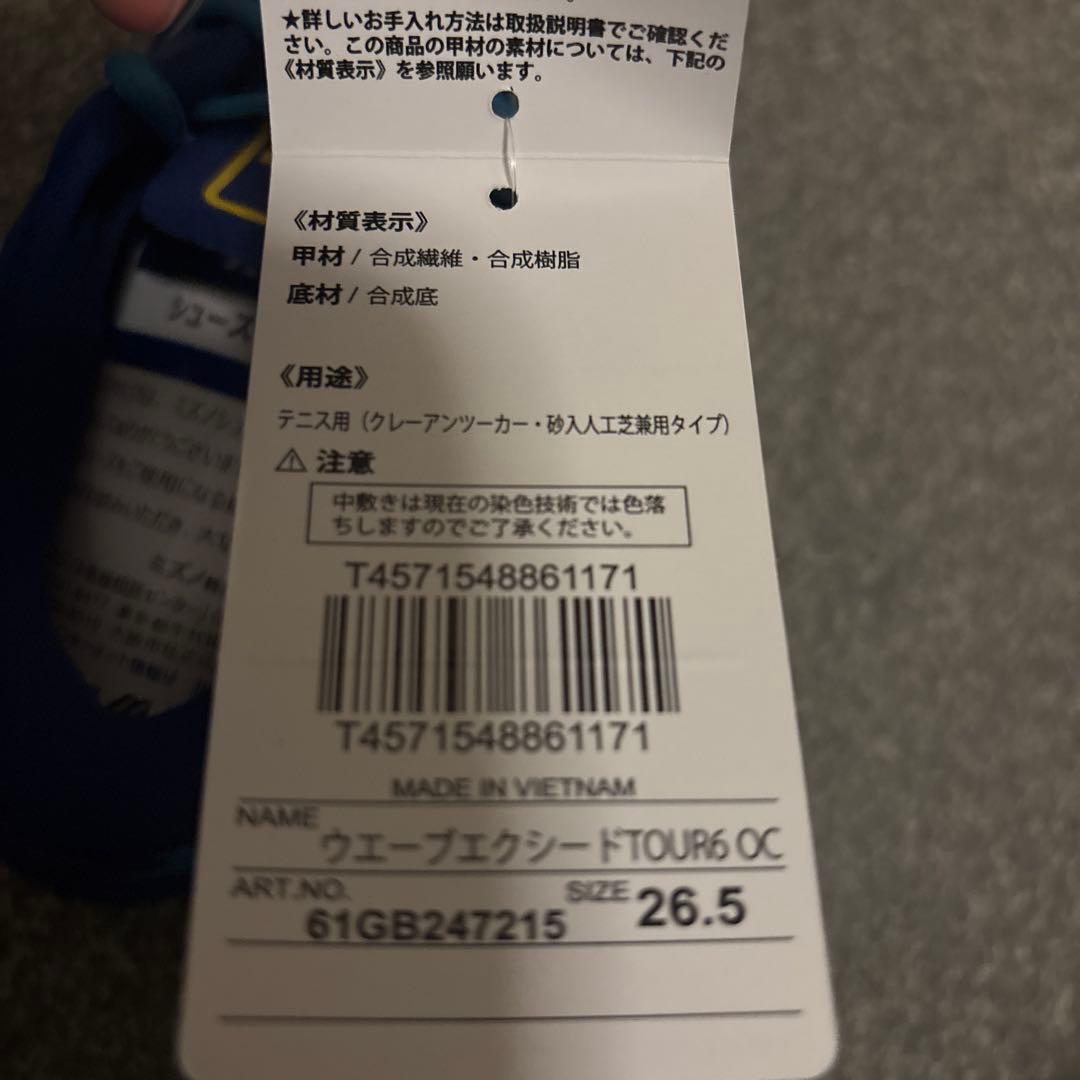 Mizuno ウェーブエクシード 6 OC 26.5cm