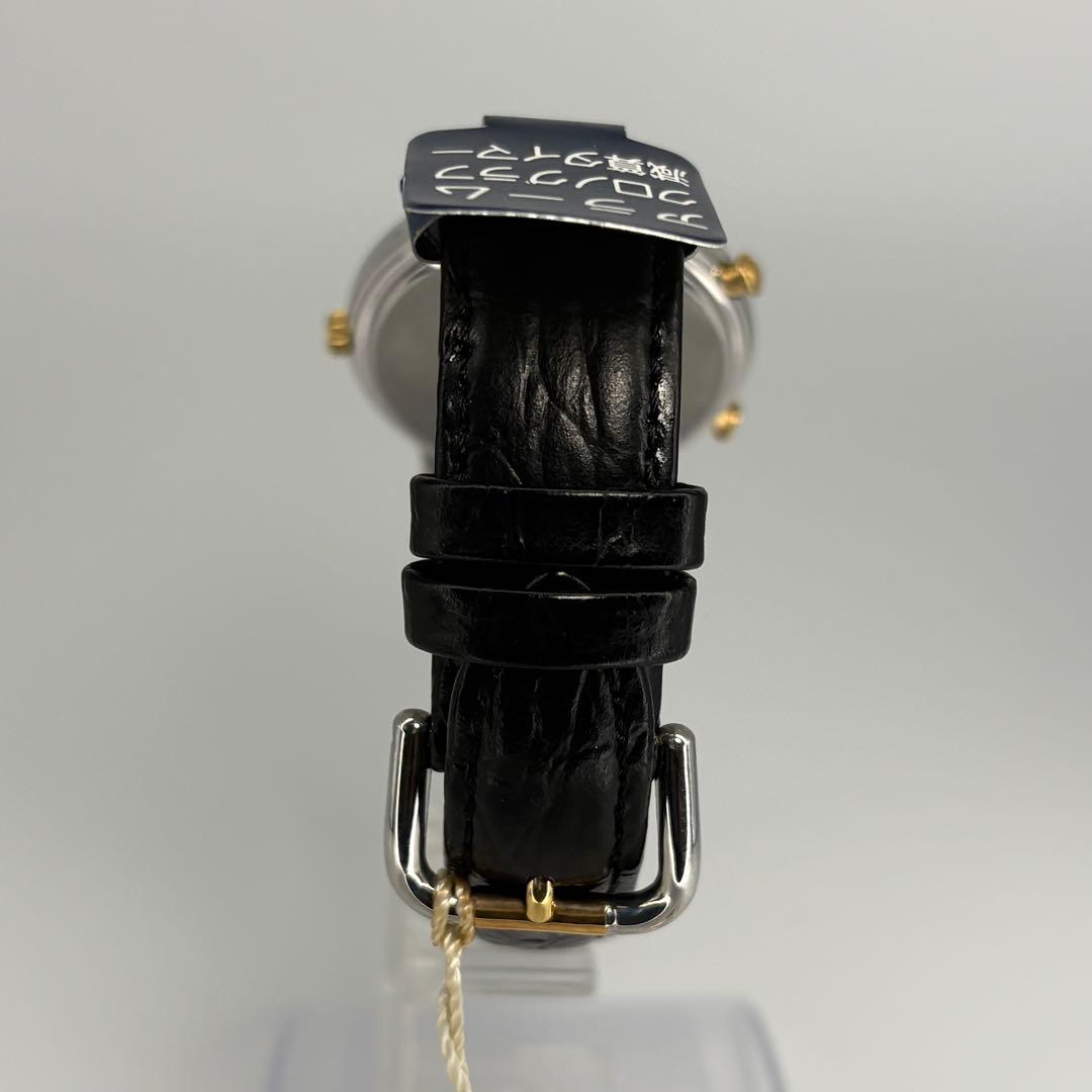デッドストック品 SEIKO セイコー 高級QZ時計 クロノグラフ 電池交換済