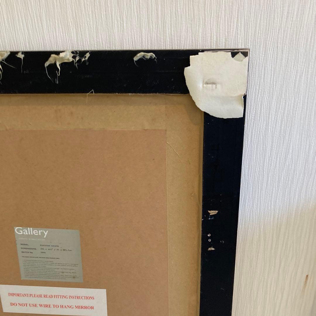 PPP　北九州発ゴールドフレーム 長方形ミラー　4枚まとめ売り　着払い