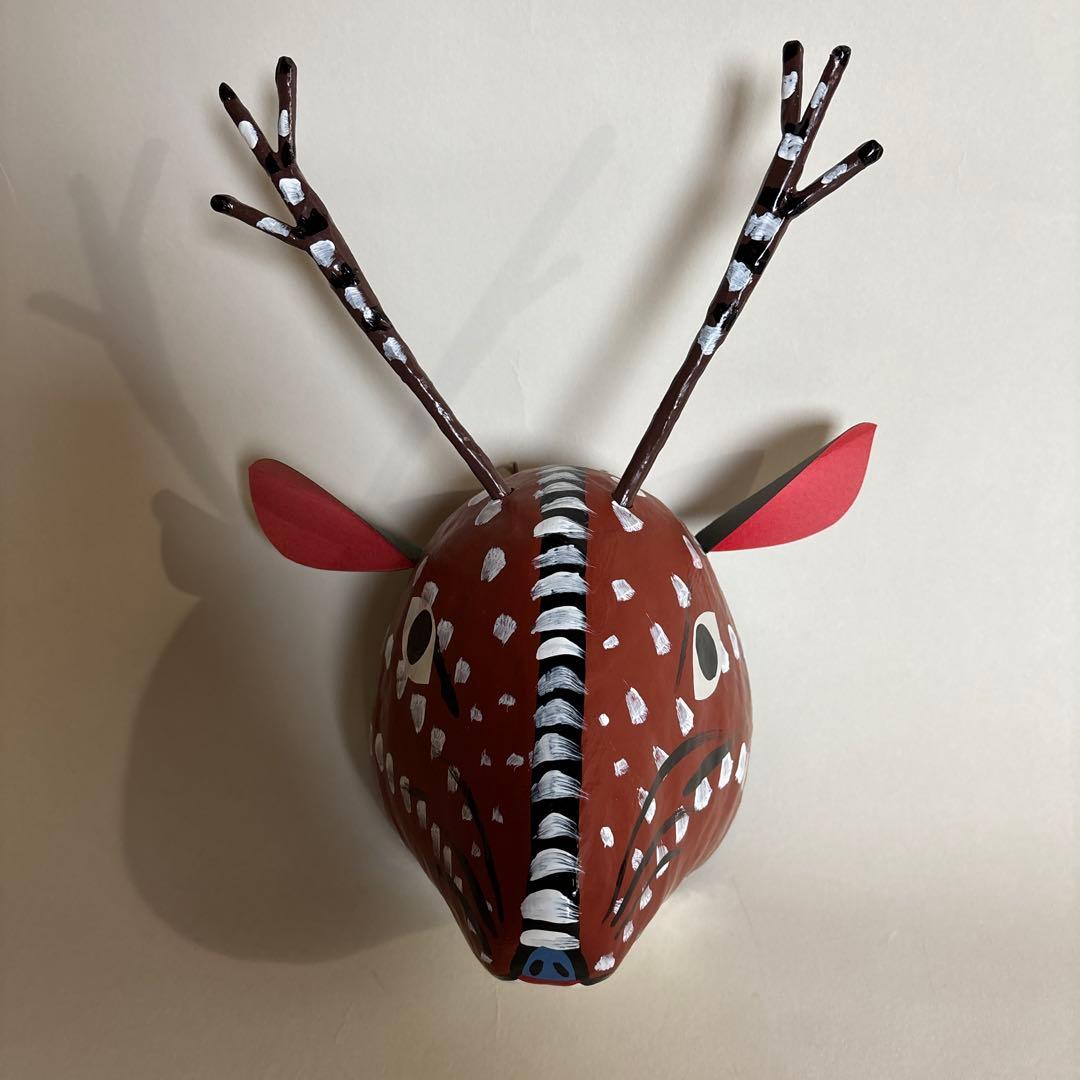 宇和島　鹿面　民藝　民芸　ビームス　郷土玩具　張子