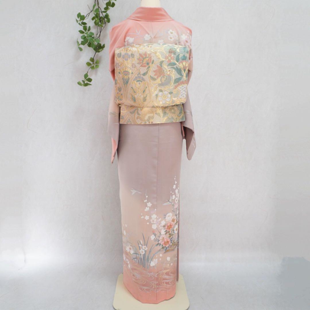 訪問着フルセット　296▪︎ 正絹　卒業式　入学式　お宮参り　七五三　披露宴