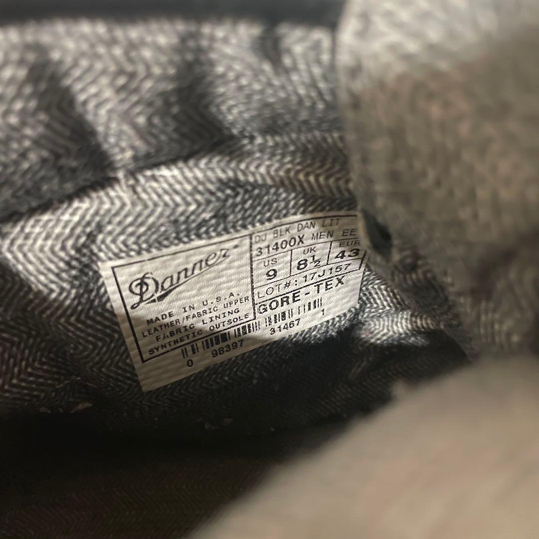 Danner Light ダナーライト 31400X US9 ブラック