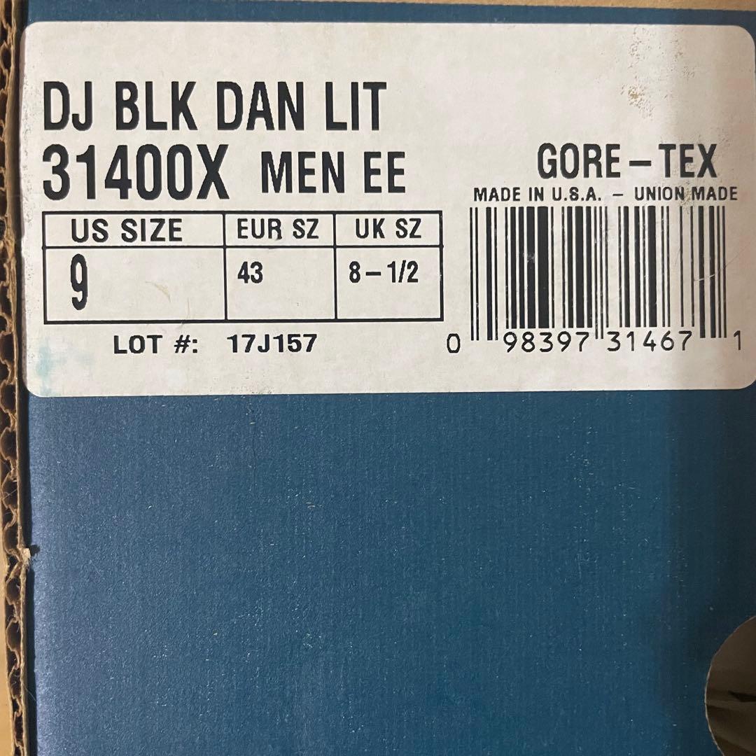 Danner Light ダナーライト 31400X US9 ブラック