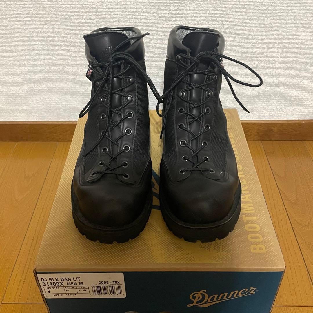 Danner Light ダナーライト 31400X US9 ブラック