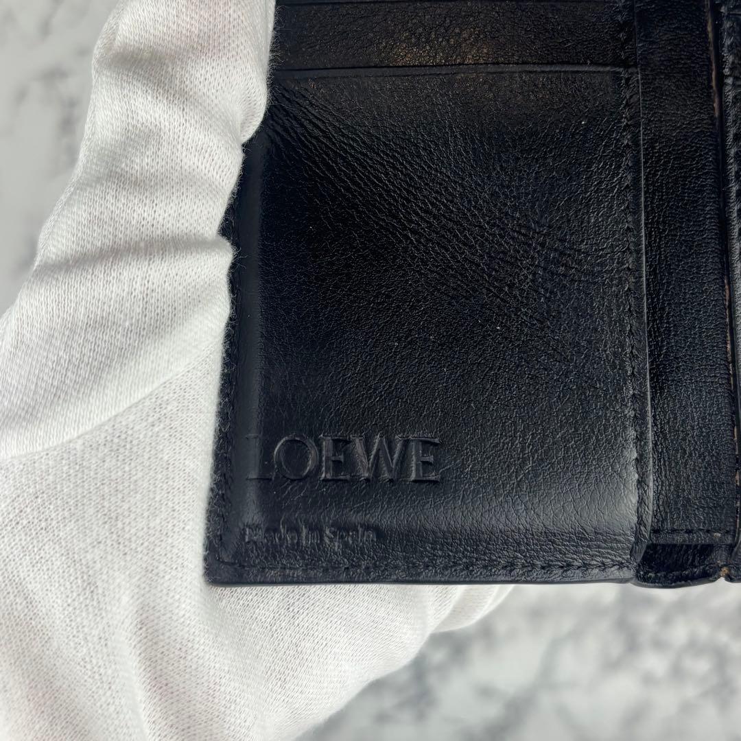 118 LOEWE アナグラム　トライフォールドウォレット　三つ折り財布