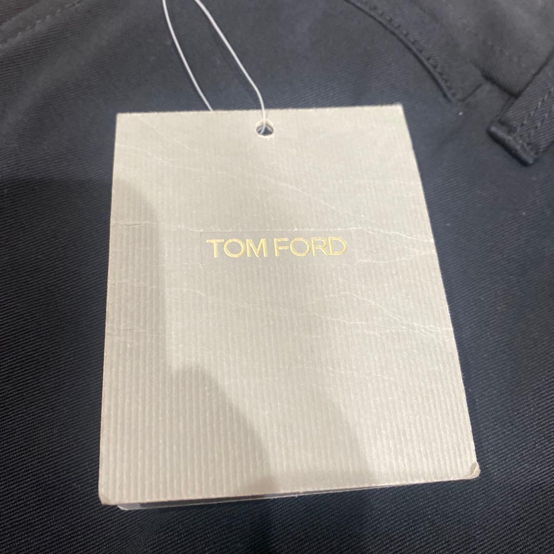 [新品]トムフォード スラックス サイズ52タグ付き ブラック TOM FORD