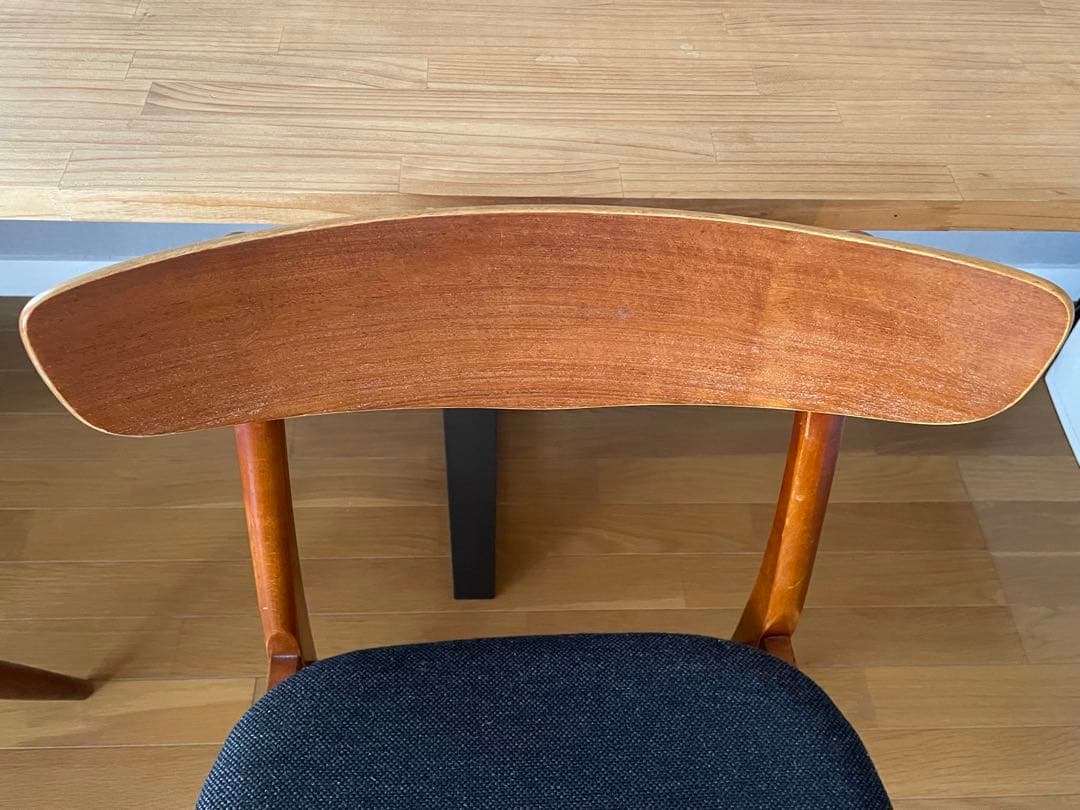 デンマークヴィンテージチェア＆秋田木工の2脚セット 札幌市内引取り限定