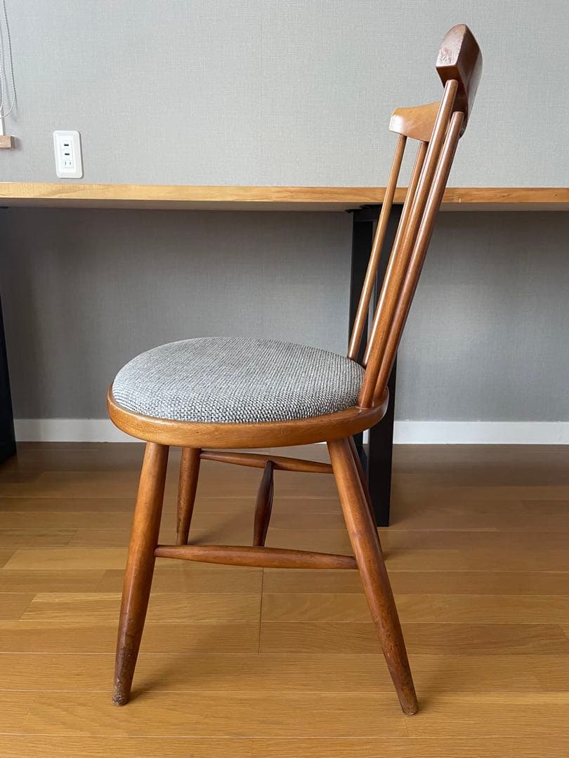 デンマークヴィンテージチェア＆秋田木工の2脚セット 札幌市内引取り限定