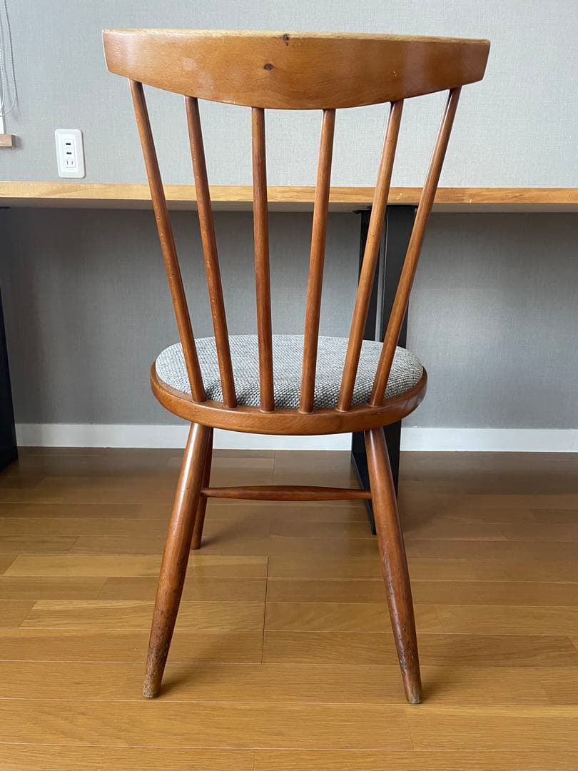 デンマークヴィンテージチェア＆秋田木工の2脚セット 札幌市内引取り限定