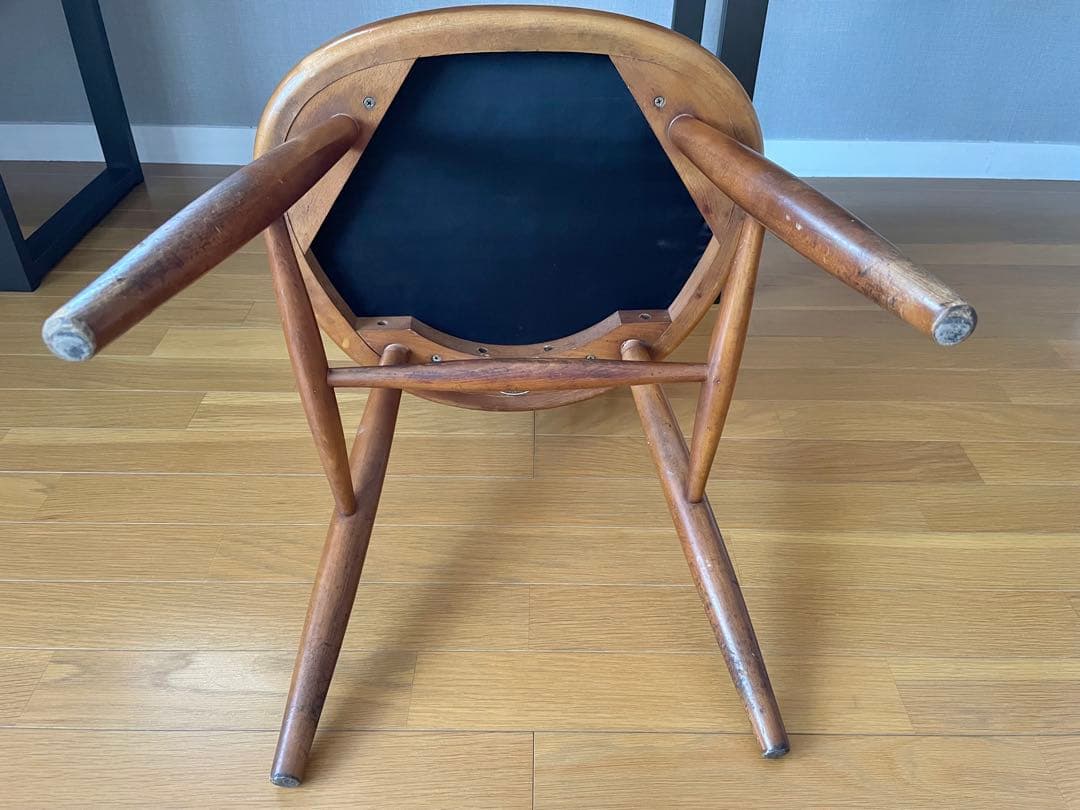 デンマークヴィンテージチェア＆秋田木工の2脚セット 札幌市内引取り限定