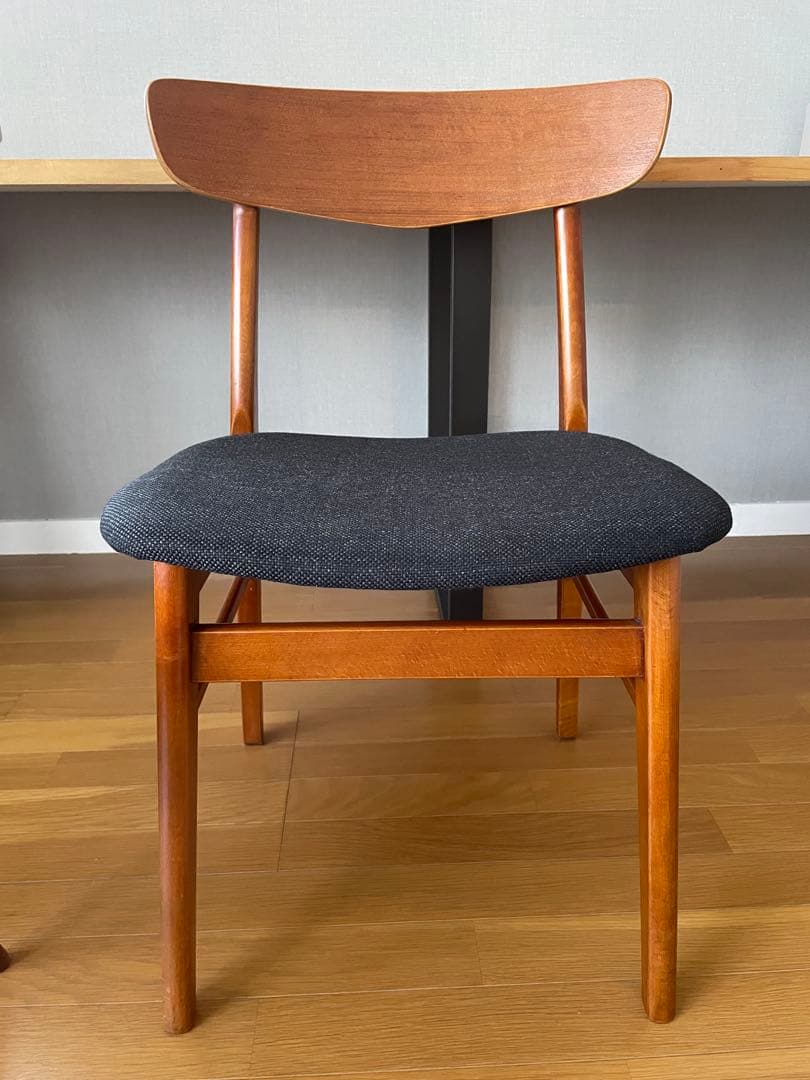 デンマークヴィンテージチェア＆秋田木工の2脚セット 札幌市内引取り限定