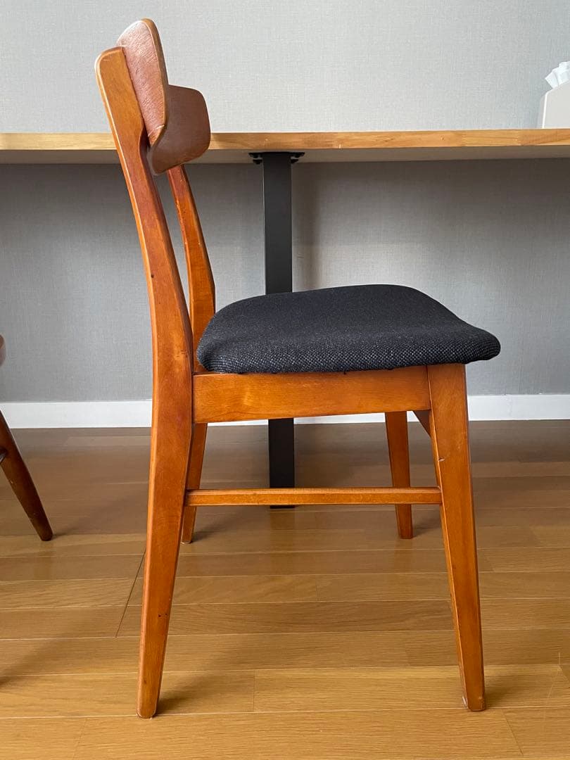 デンマークヴィンテージチェア＆秋田木工の2脚セット 札幌市内引取り限定