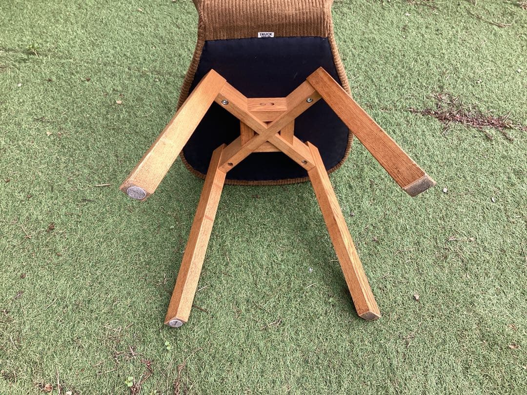 [ またこ　]トラックファニチャー　木製　ダイニングチェア