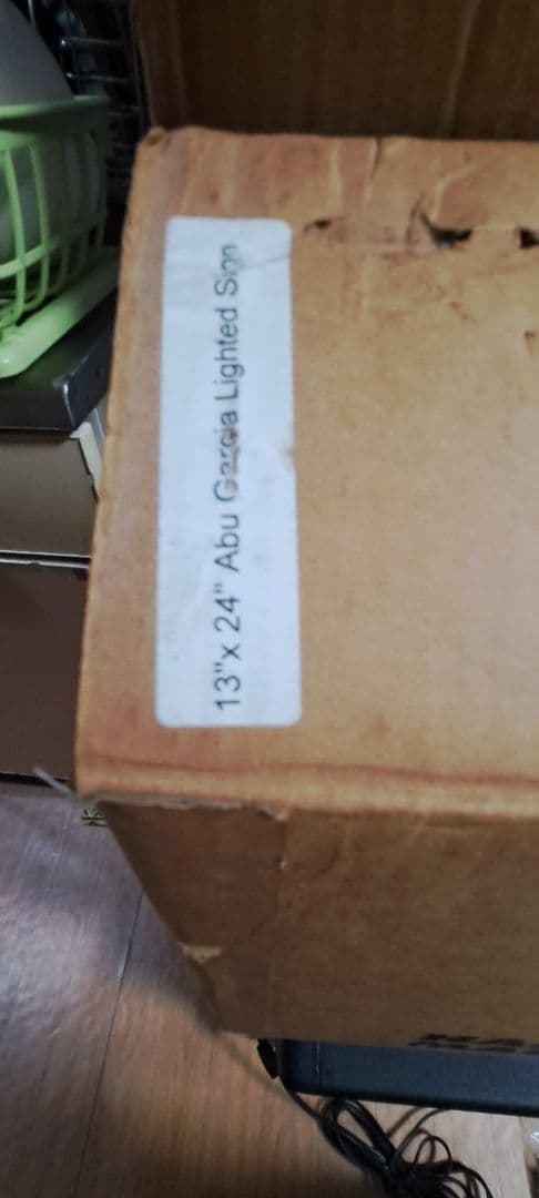 Abu Garcia 電飾看板 壁掛け ピュアフィッシング レア 非売品