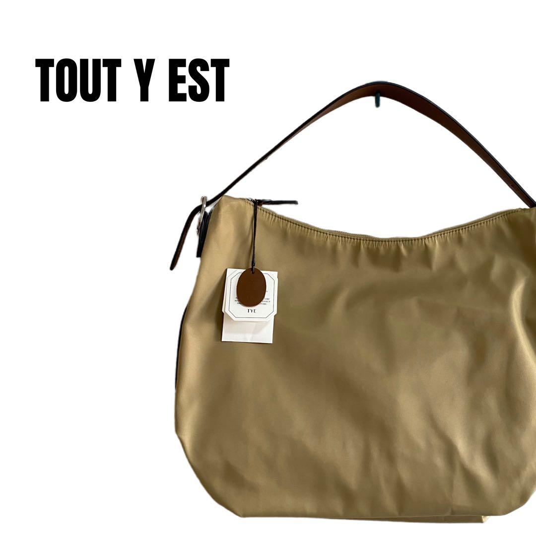 TOUT Y EST Canot Toile ベージュ トートバッグ