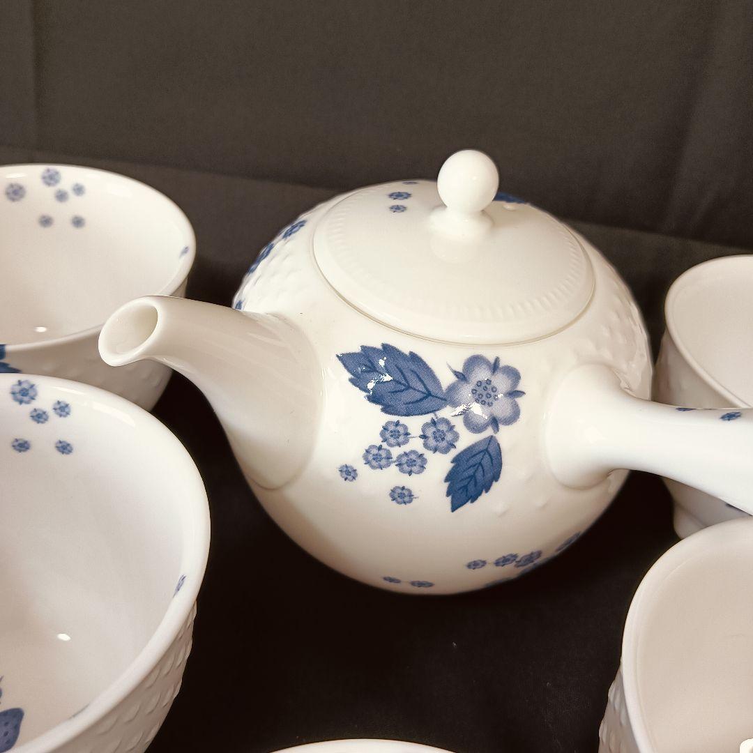 ウェッジウッド　ストロベリーブルーム　インディゴ　セット　ポット　カップ　皿