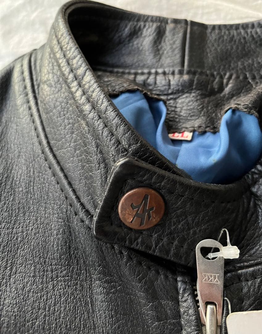 rst ブラックレザー　つなぎ　オールインワン