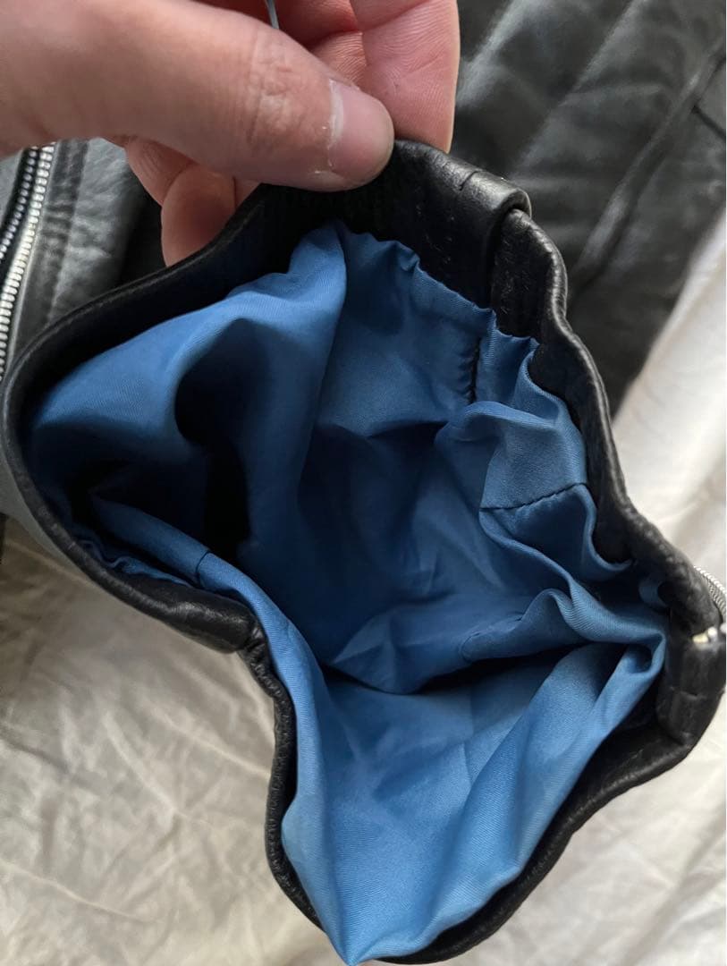 rst ブラックレザー　つなぎ　オールインワン