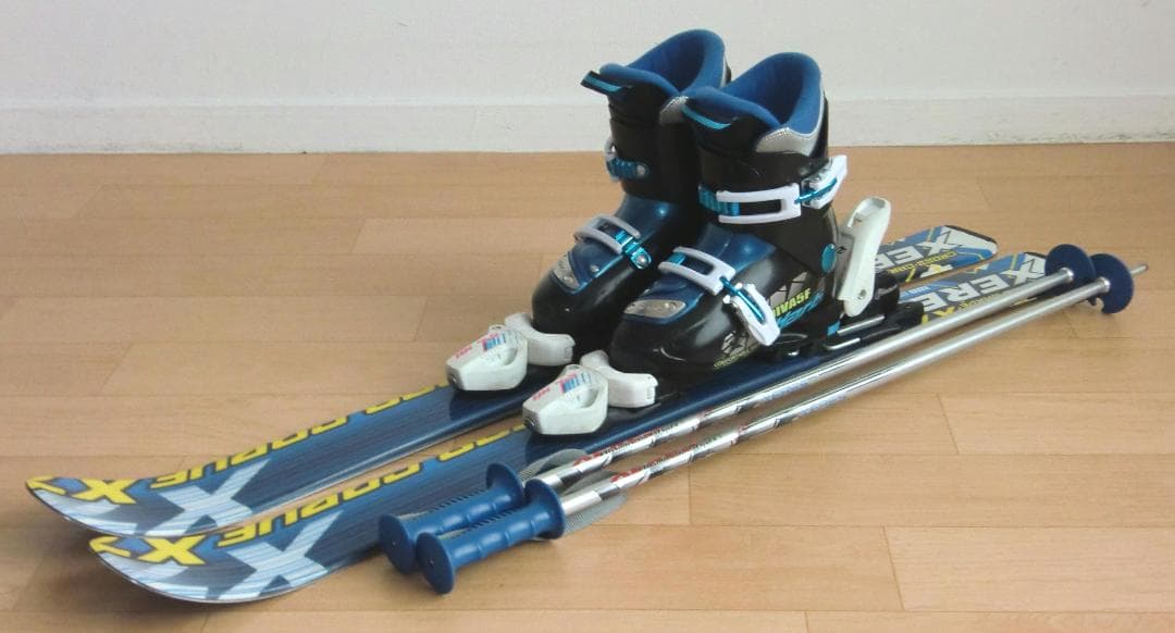 ■■送料無料■XERES＋Hart■子供用スキーセット■100/20■WAX■■